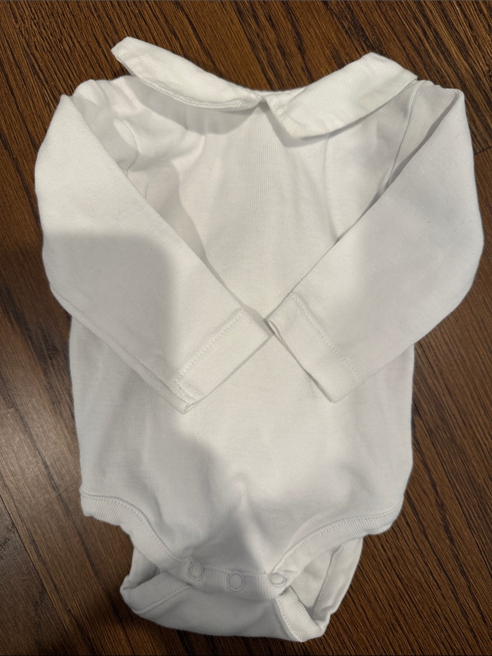 Jacadi Newborn Collared Onesie